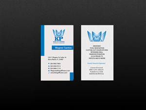 Business Card Design by Creations Box 2015 for King of Pavers corp | Design: #6524618