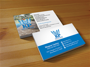 Business Card Design by Creations Box 2015 for King of Pavers corp | Design: #6524619