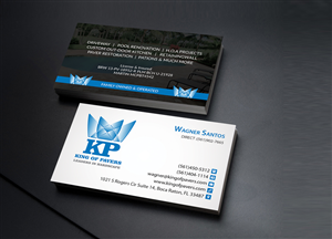Business Card Design by Creations Box 2015 for King of Pavers corp | Design: #6524642