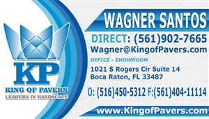 Business Card Design by Mikee221 for King of Pavers corp | Design: #6509172