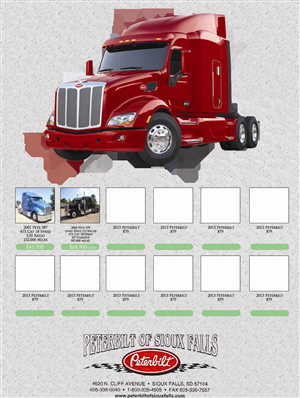 Flyer Design by D.Stephens for Peterbilt of Sioux Falls | Design: #1716873