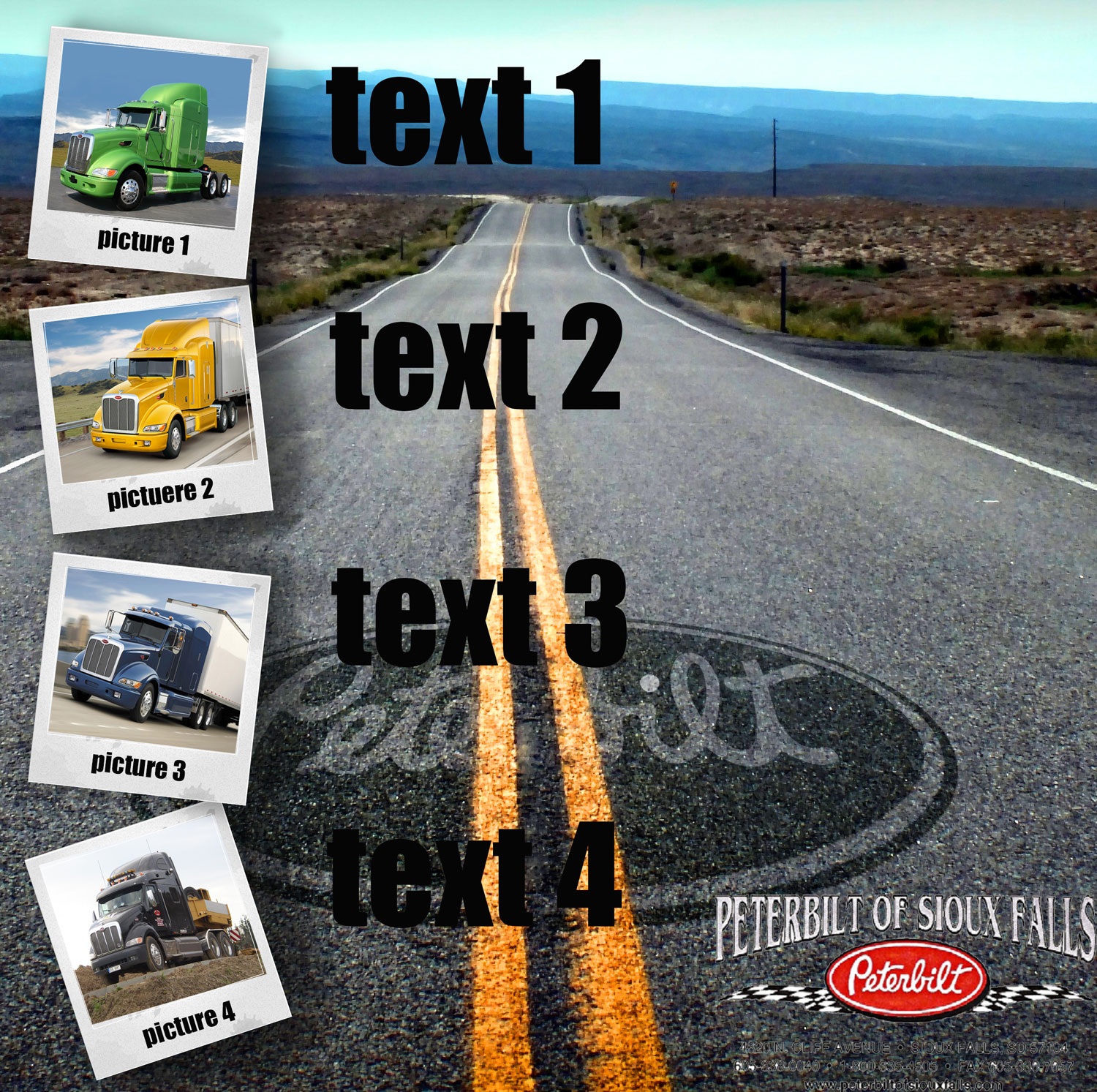 Flyer Design by michiel  for Peterbilt of Sioux Falls | Design: #1725397