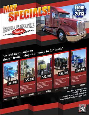 Flyer Design by Sakura Miyuki for Peterbilt of Sioux Falls | Design: #1775847
