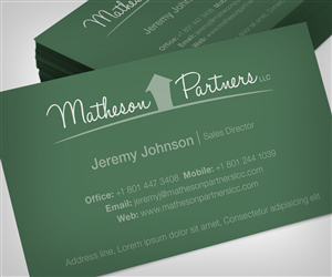 Business Card Design by amy claire thompson for this project | Design: #1717008