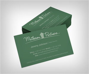 Business Card Design by amy claire thompson for this project | Design: #1717009
