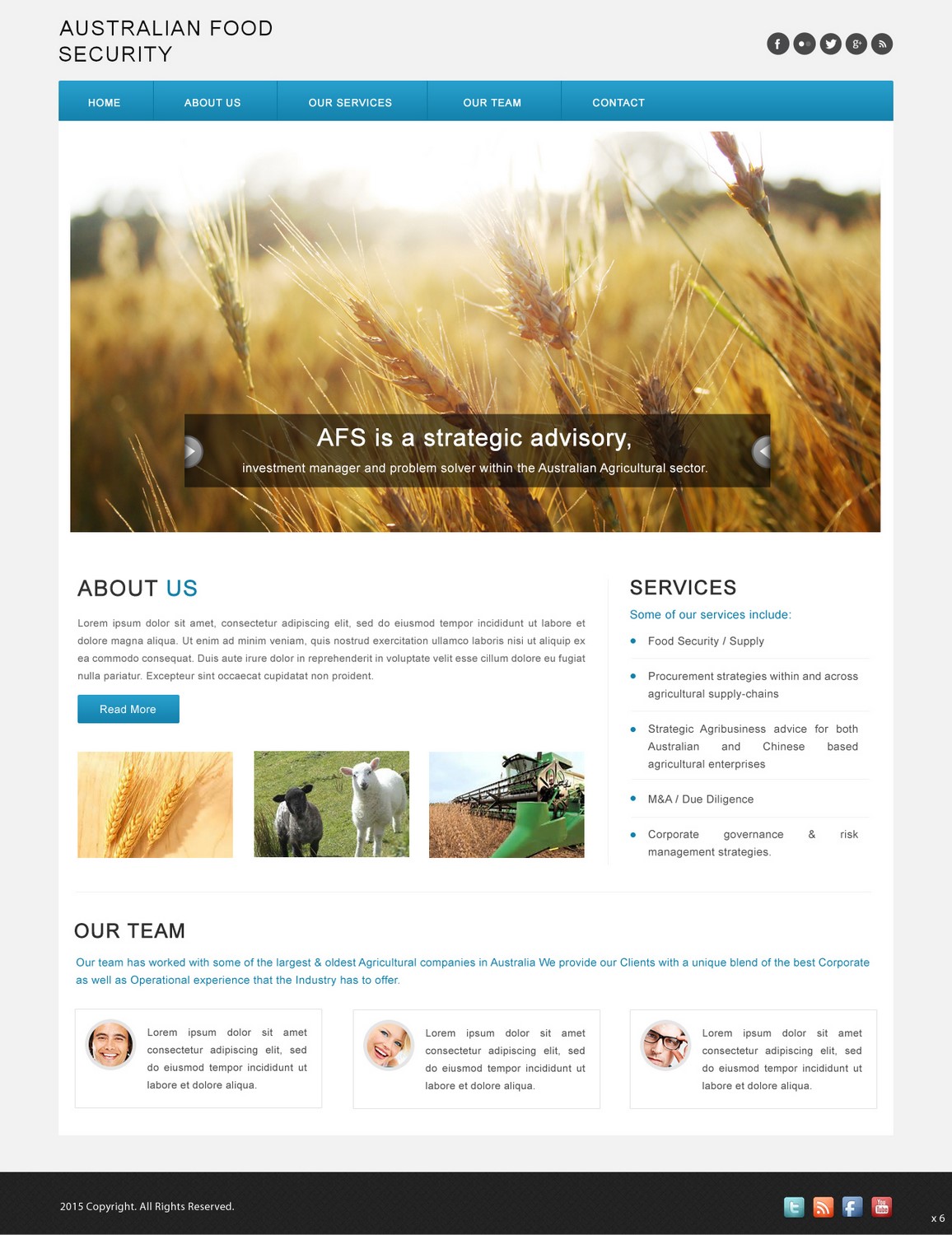Web Design par pb pour Australian Food Security | Design #6524235