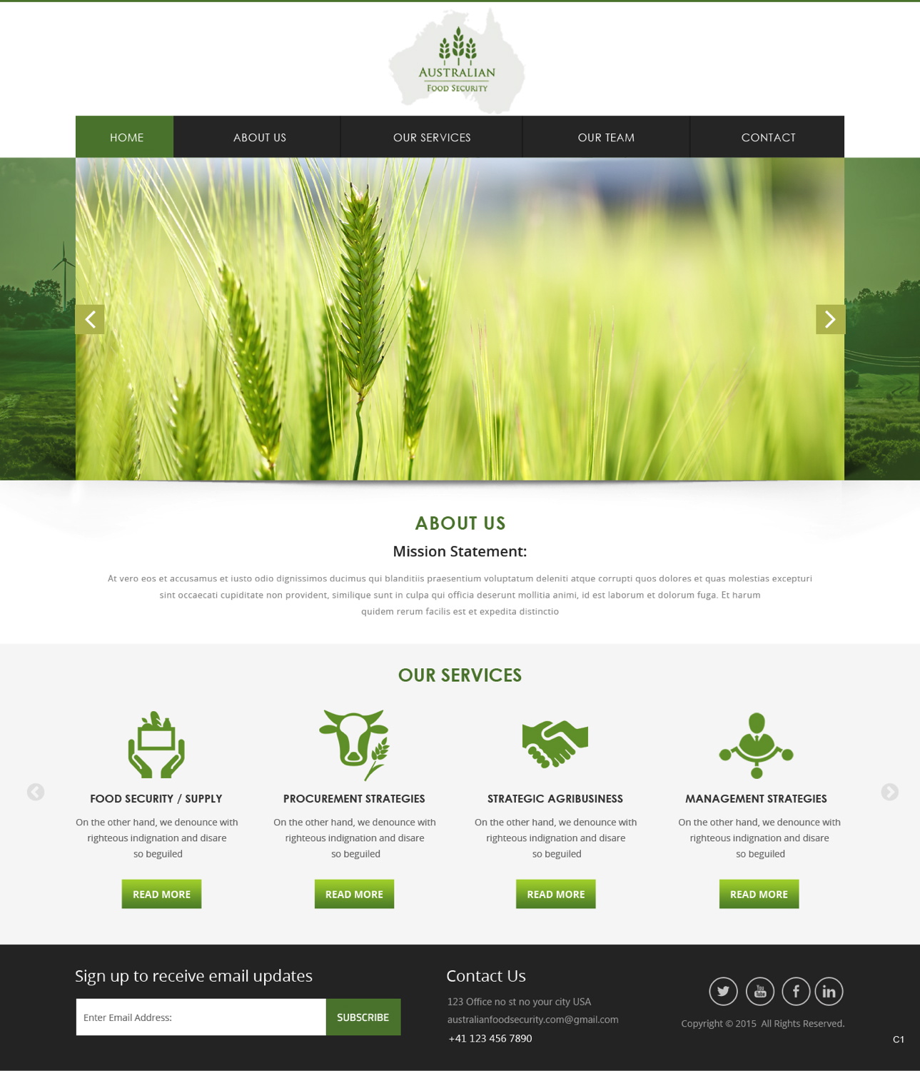 Web-Design von pb für Australian Food Security | Design #6598208
