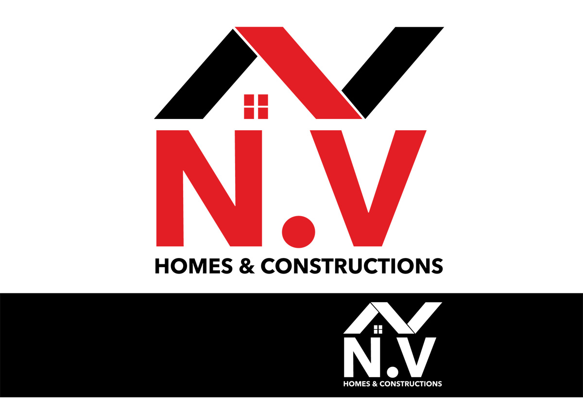 Logo Design by Elkana Letting for N.V homes and constructions | Design #6512217
