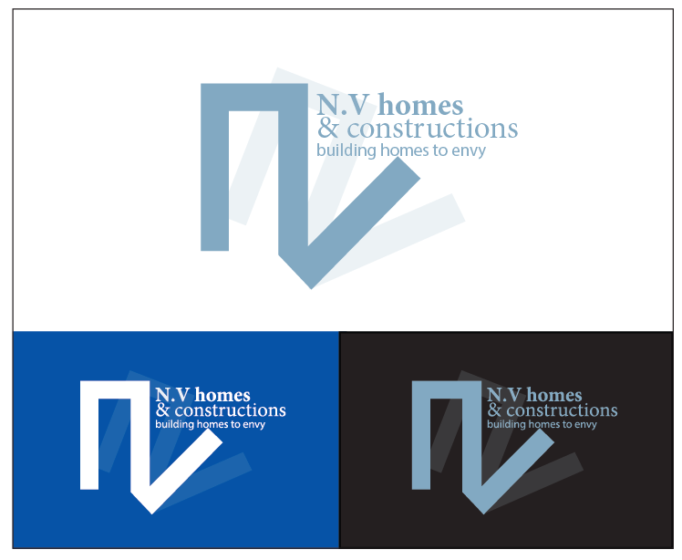 Logo Design by daudprinters123 for N.V homes and constructions | Design #6512914