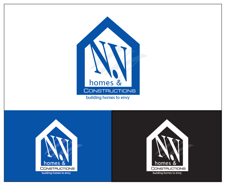 Logo Design by daudprinters123 for N.V homes and constructions | Design #6513007