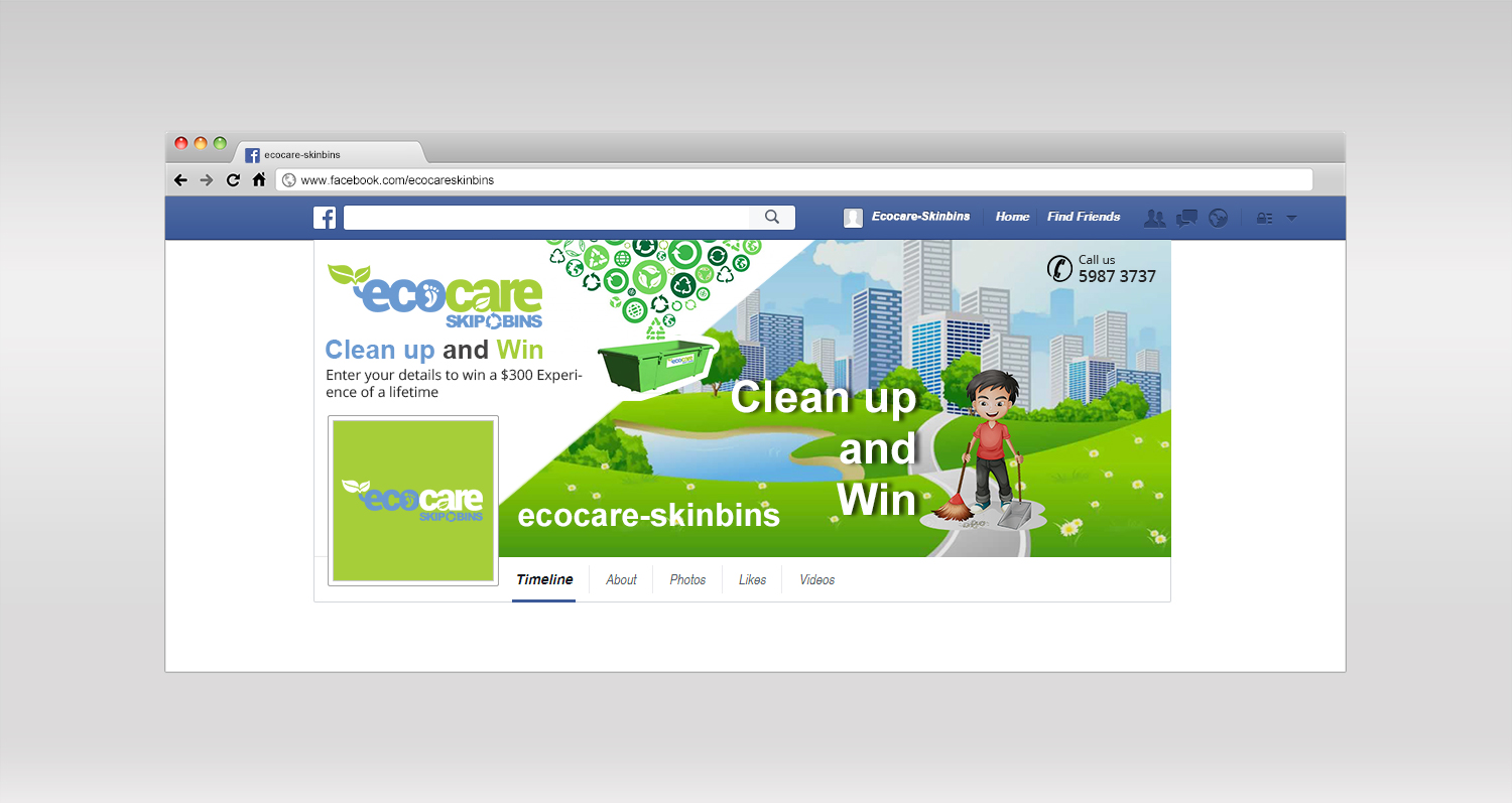 Facebook Design by the-lion-king for EcoCare Skip Bins | Design #6542682