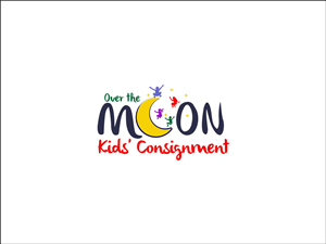 Logo Design by Misha for Over the Moon Kids'' Consignment | Design: #6518266
