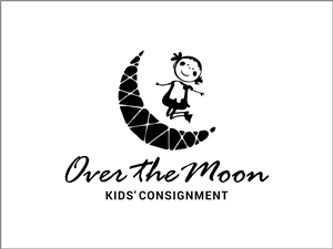 Diseño de Logo por Logogofamily para Over the Moon Kids'' Consignment | Diseño: #6556659