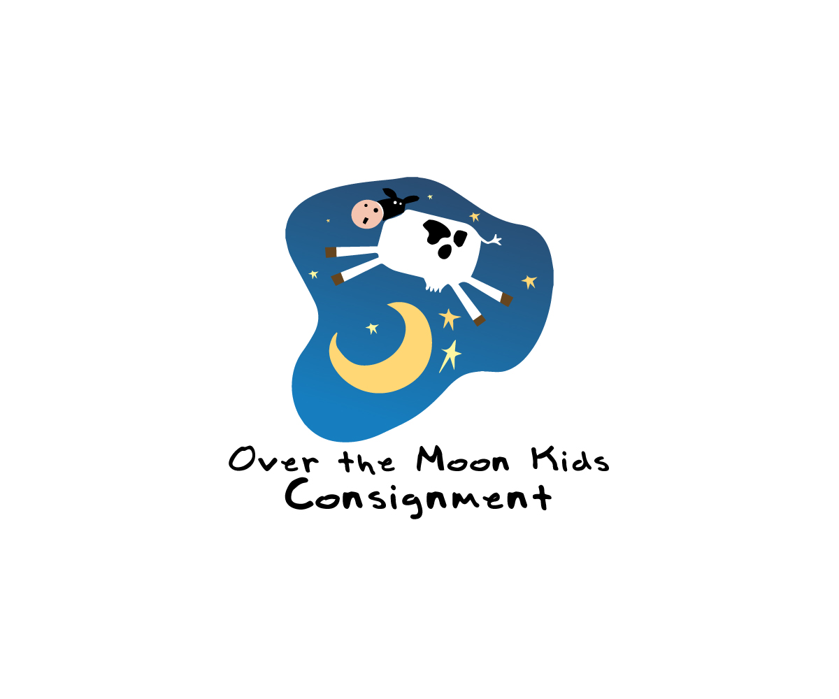 Design de Logo par saif ullah pour Over the Moon Kids'' Consignment | Design #6516394