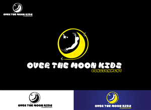 Logo Design by Dheepak09 for Over the Moon Kids'' Consignment | Design: #6525101