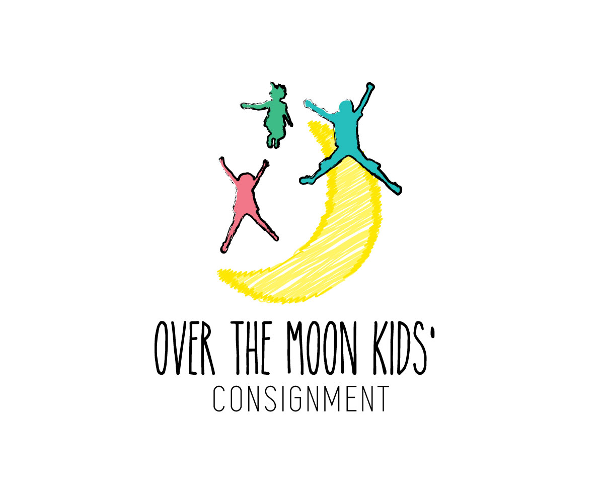 Logo Design by Ellie Afonso for Over the Moon Kids'' Consignment | Design #6517192