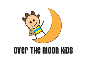 Logo Design by dunjki for Over the Moon Kids'' Consignment | Design: #6520520