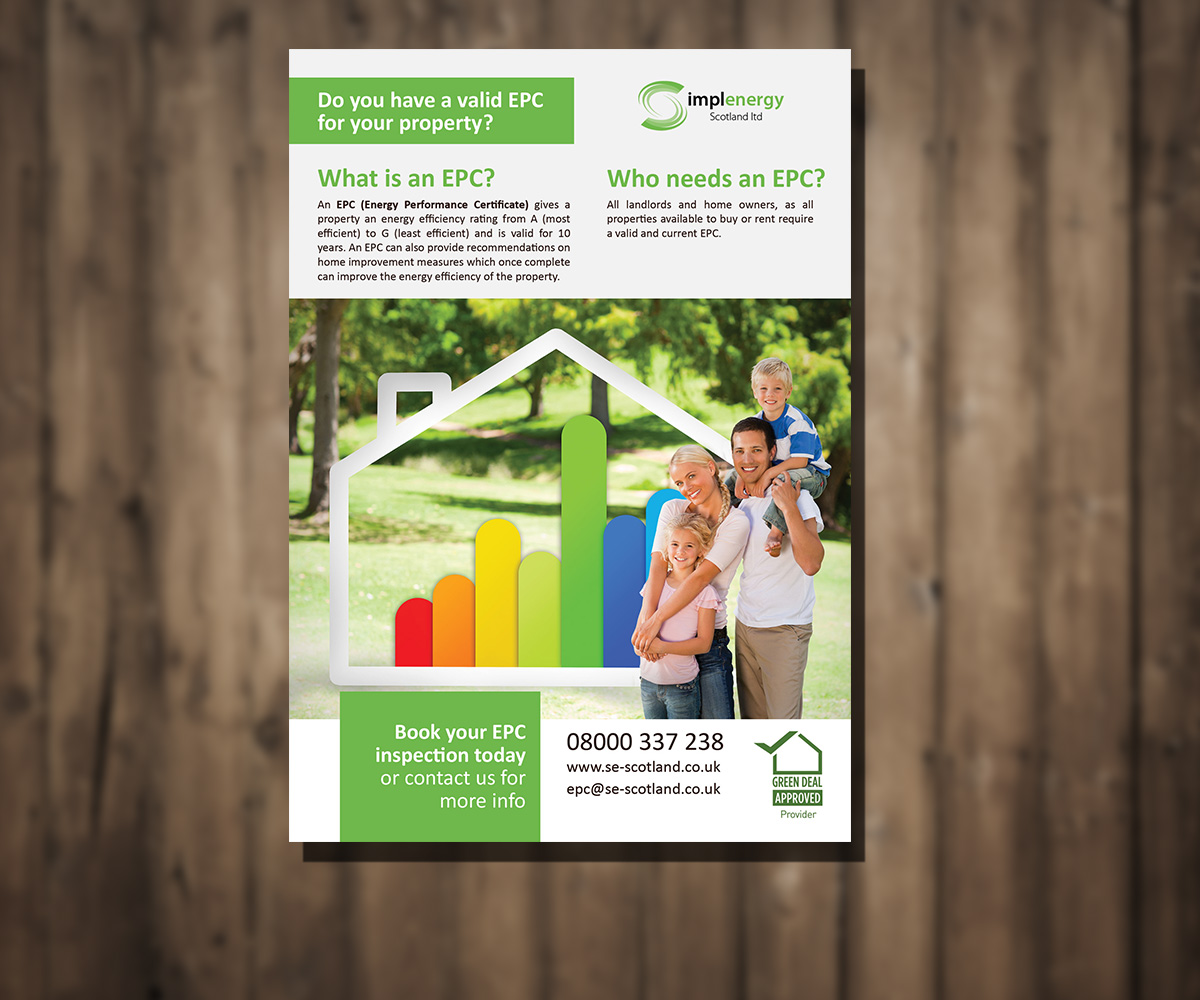 Flyer-Design von Mila@CreativeMotions.com für Simple Energy Scotland Ltd | Design: #6661192