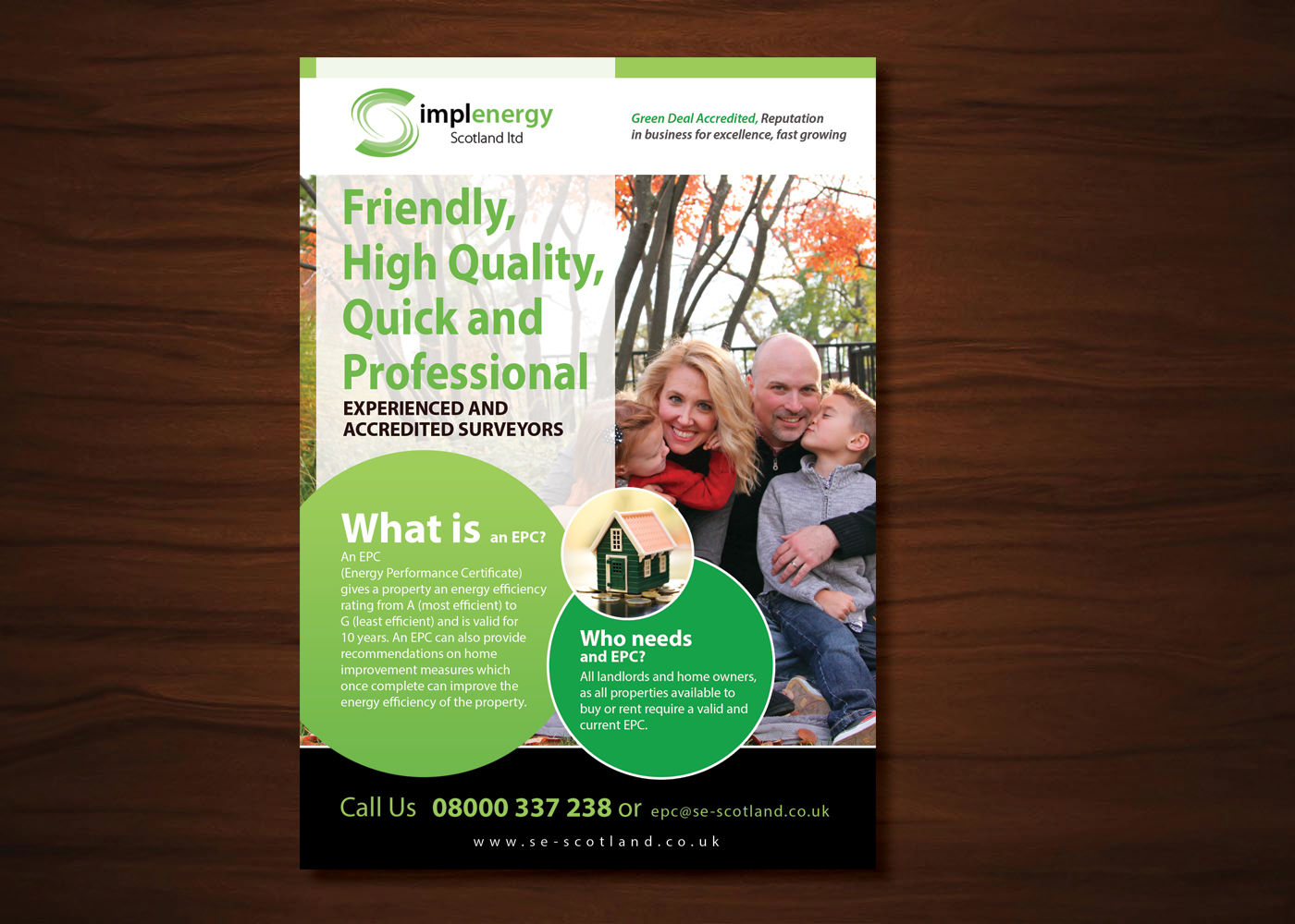 Flyer Design by uk for Simple Energy Scotland Ltd | Design #6548093