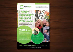 Flyer Design by uk for Simple Energy Scotland Ltd | Design #6548093