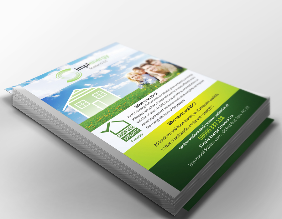Design de Flyer par Akaram Advertising pour Simple Energy Scotland Ltd | Design #6542917
