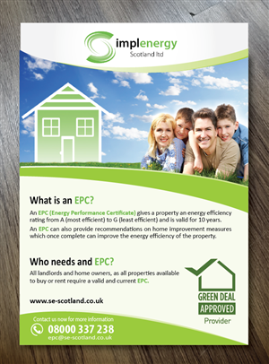 Flyer-Design von alex989 für Simple Energy Scotland Ltd | Design: #6529962