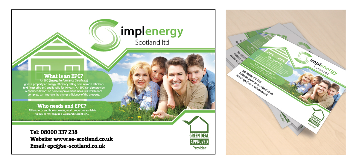 Diseño de Flyer por TylerMcGrath para Simple Energy Scotland Ltd | Diseño #6528264