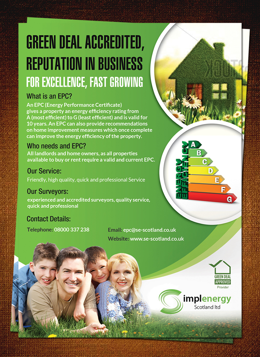 Flyer Design by creative.bugs for Simple Energy Scotland Ltd | Design #6530680