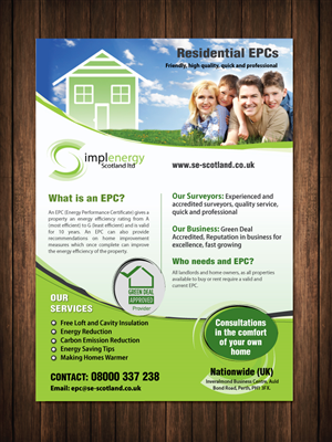 Flyer-Design von meet007 für Simple Energy Scotland Ltd | Design: #6515890
