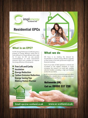 Flyer-Design von meet007 für Simple Energy Scotland Ltd | Design: #6524165