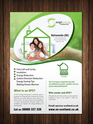 Flyer-Design von meet007 für Simple Energy Scotland Ltd | Design: #6525209