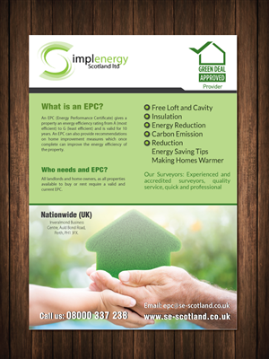 Flyer-Design von meet007 für Simple Energy Scotland Ltd | Design: #6532065