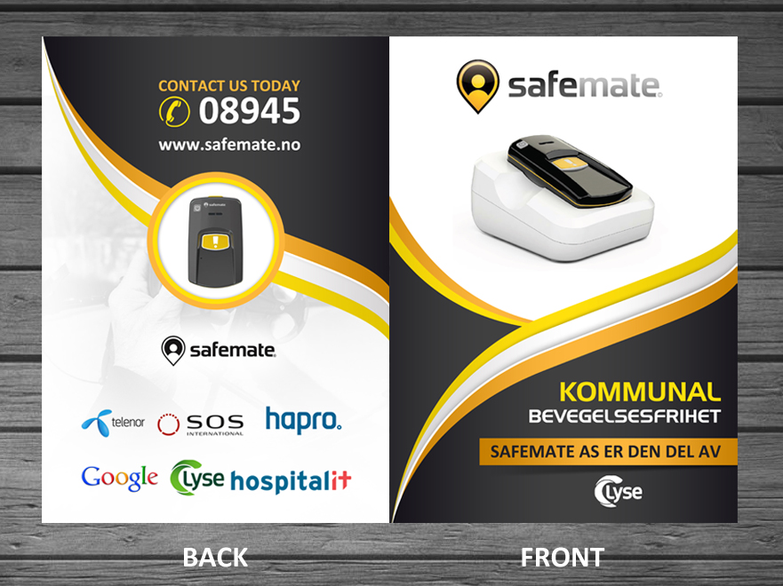 Flyer Design by debdesign for Safemate AS | Design #6528350
