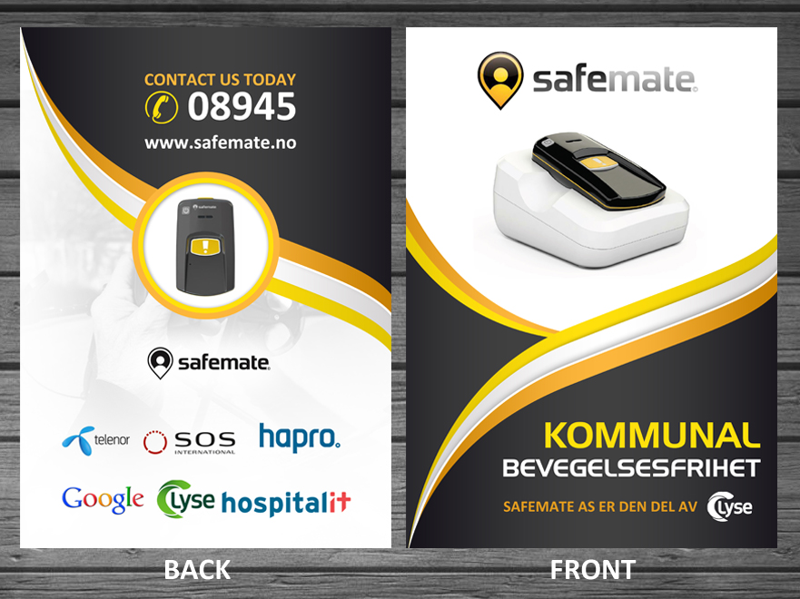 Flyer Design by debdesign for Safemate AS | Design #6532447