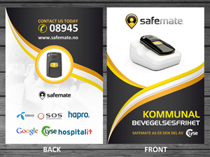 Flyer Design by debdesign for Safemate AS | Design: #6532447