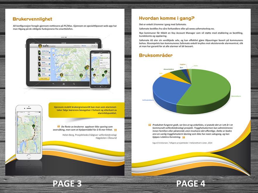 Flyer Design by debdesign for Safemate AS | Design #6539326