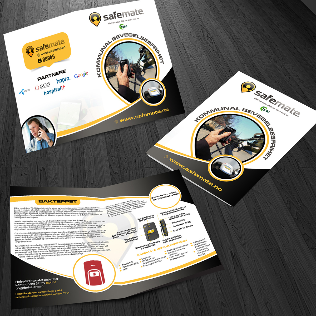 Flyer Design by creative.bugs for Safemate AS | Design #6537556