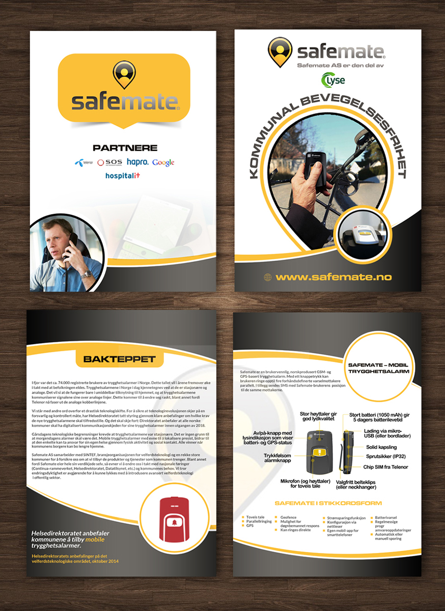 Flyer Design by creative.bugs for Safemate AS | Design #6541266