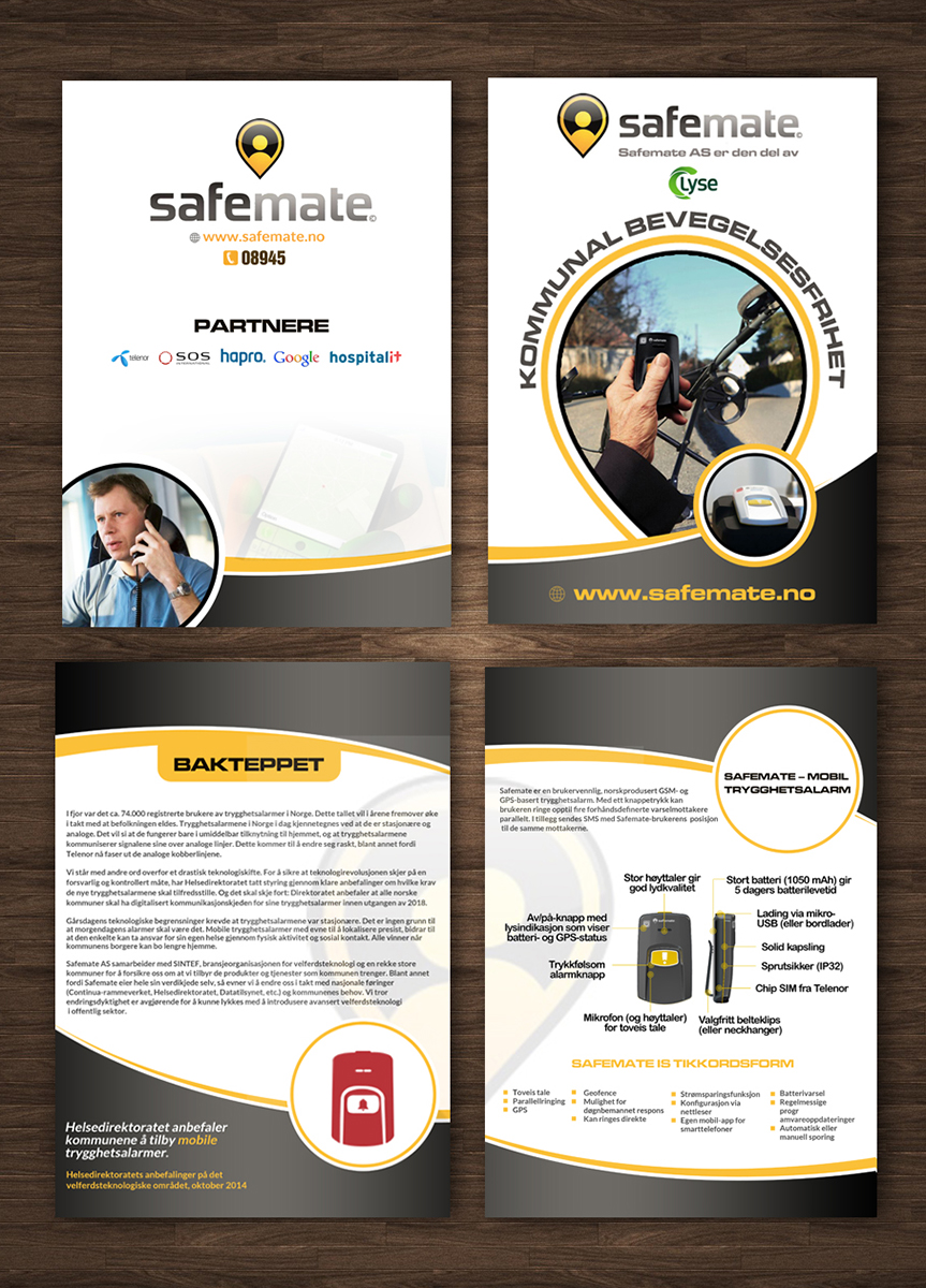 Flyer Design by creative.bugs for Safemate AS | Design #6544870
