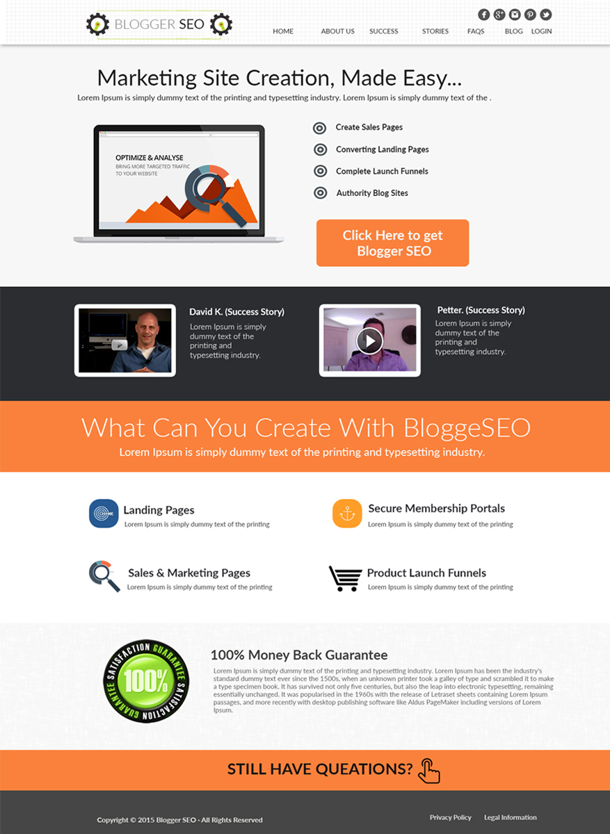 Web Design by Sam for this project | Design #6531881
