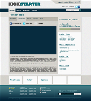 Web-Design von Mark James für Mind Juice Media Inc. | Design: #348097