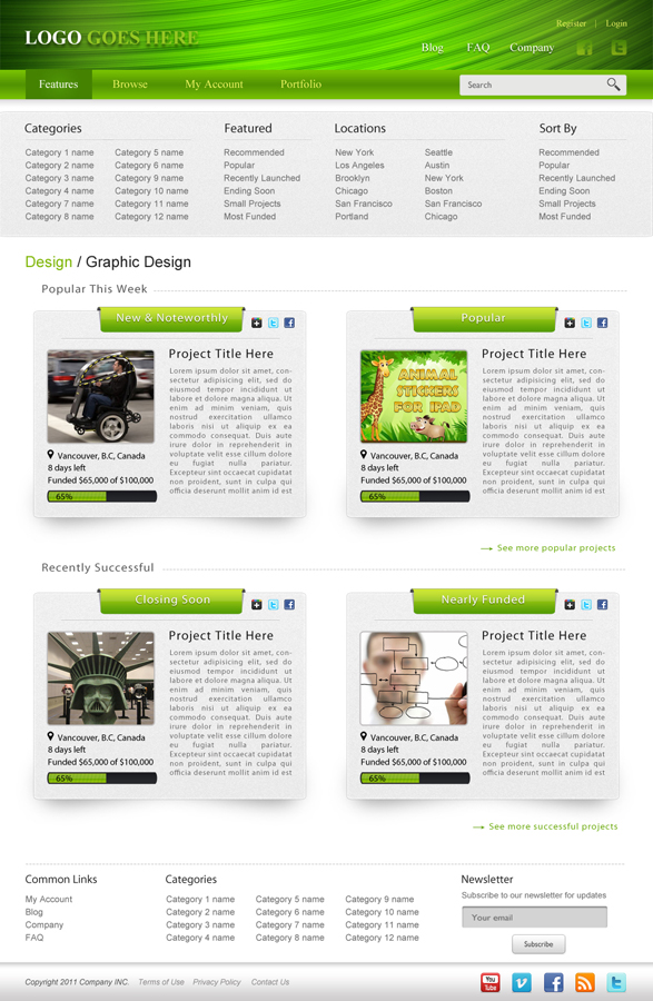 Web-Design von dragnoir für Mind Juice Media Inc. | Design #358975