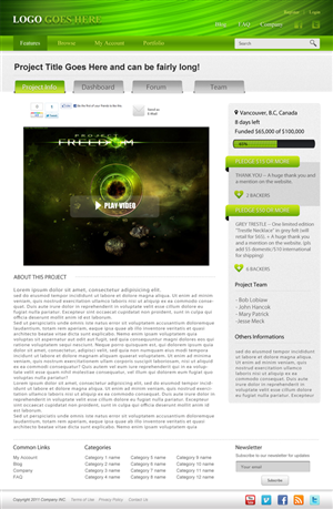 Web-Design von dragnoir für Mind Juice Media Inc. | Design: #359532