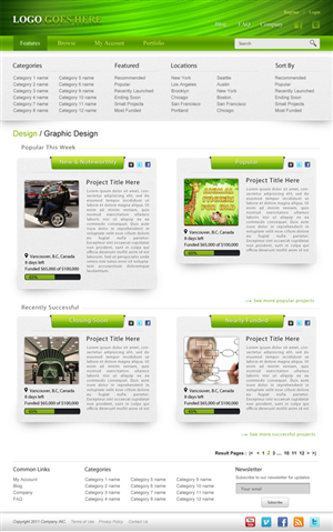 Web-Design von dragnoir für Mind Juice Media Inc. | Design: #363583