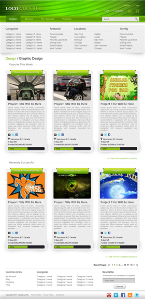 Web-Design von dragnoir für Mind Juice Media Inc. | Design #367021