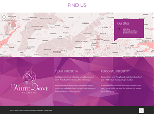 Web Design par J. Chaturvedi pour White Dove Occasions | Design : #6538658
