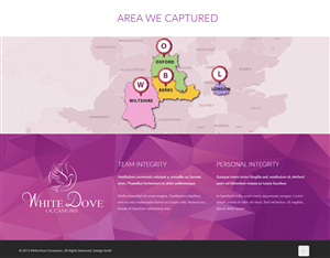 Web Design par J. Chaturvedi pour White Dove Occasions | Design : #6540233