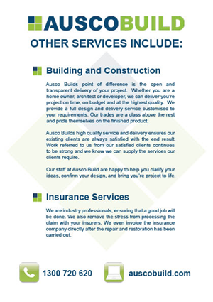 Flyer-Design von Artworkjpm für Auscobuild Pty Ltd | Design: #1740237