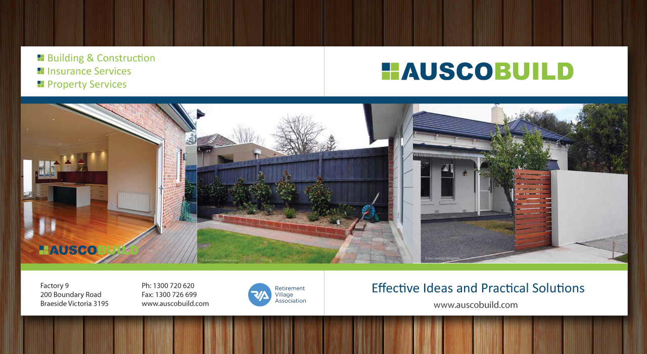 Flyer Design by Sbss for Auscobuild Pty Ltd | Design #1754747