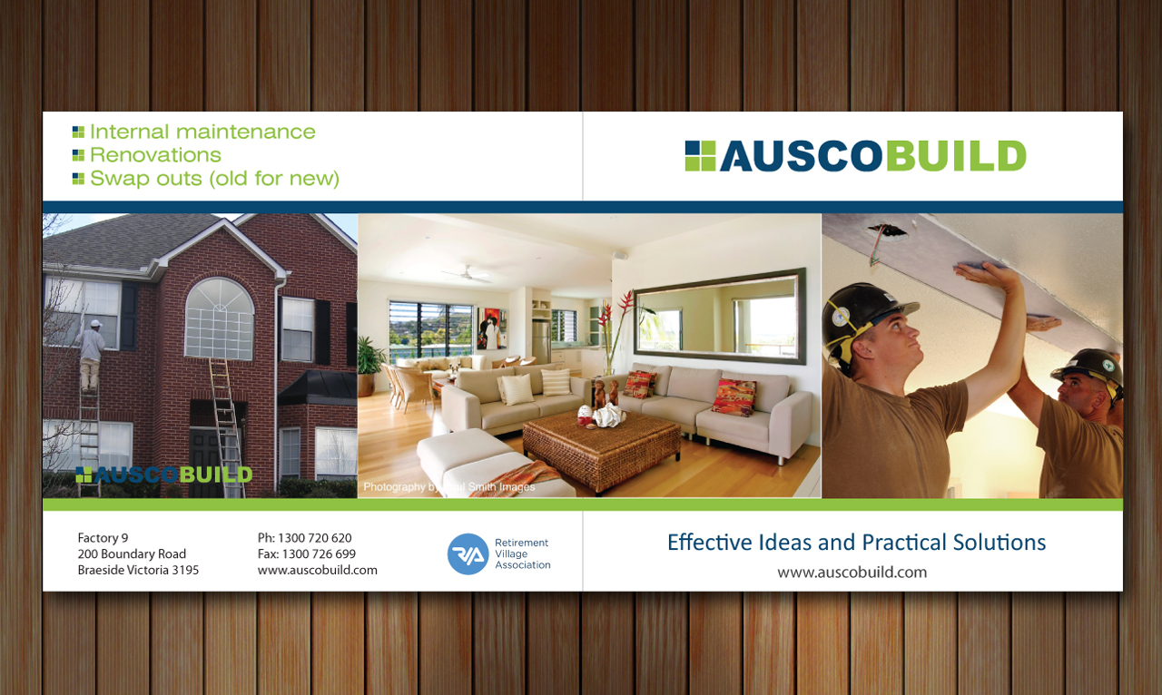 Flyer Design by Sbss for Auscobuild Pty Ltd | Design #1763586